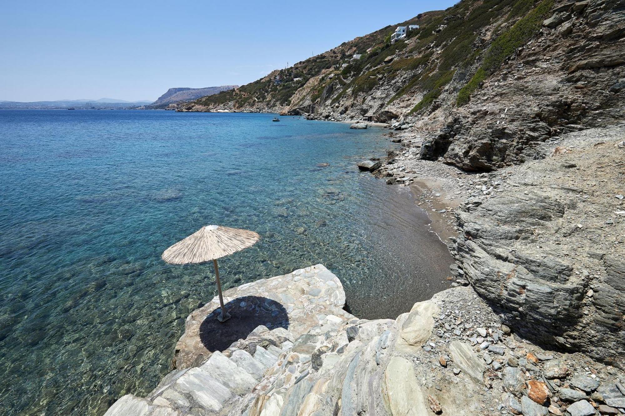 Beachfront Villa In Crete - Epavli Luxury Villa Agia Pelagia Kythira المظهر الخارجي الصورة